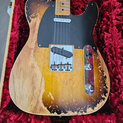 Fender Telecaster Double Esquire 1950 Super Heavy Relic 2023 - Sunburst image 5