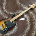 2013 Fender Martin Miller Jazz Bass Signature, Activo/Pasivo, Vintage Sunburst, Funda rígida