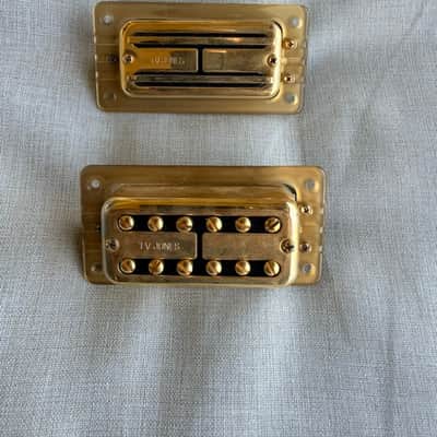 TV Jones Super’Tron Neck and Classic Plus Bridge Humbuckers! 2024 - Gold image 2
