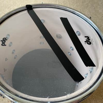 PDP Concept Maple 8-Piece Shell Pack - Silver to Black Sparkle Fade (Upgraded Double Kick Drum Setup) image 19