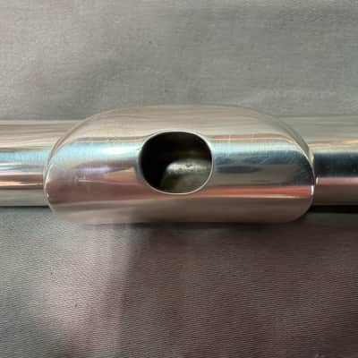 WS Haynes flute head joint P cut 1960’s +/- - Sterling silver image 7