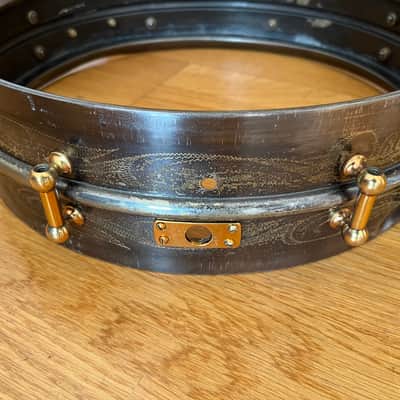 Ludwig  Black Beauty 14x4 Snare Drum  Vintage 20s Dance Model image 11