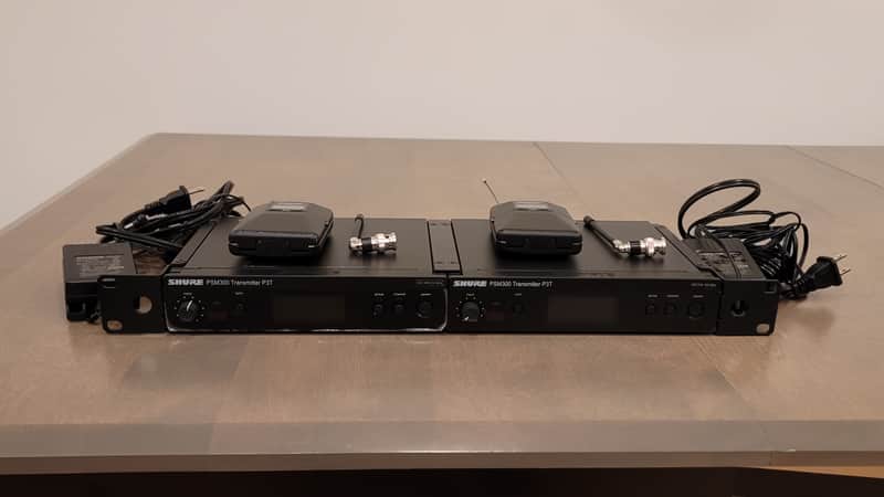 A pair of Shure PSM 300 P3T with IEM image 1