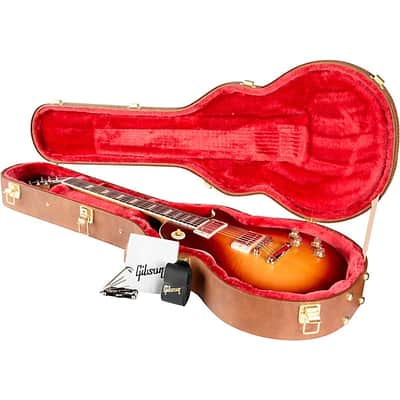 Gibson Les Paul Standard 60s Faded Electric Guitar with Hard Shell Case - Vintage Bourbon Burst - LPS6F01FBNH image 4
