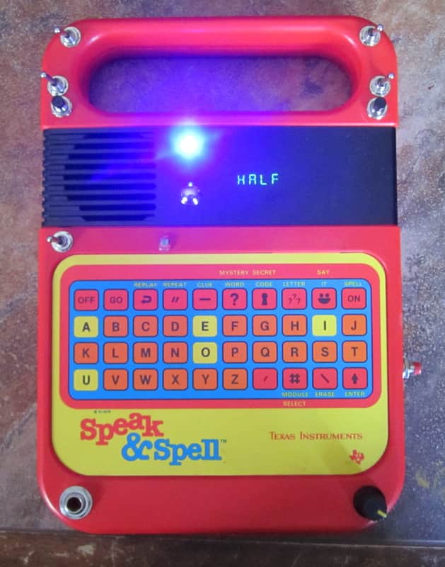 Circuit Bent Modified Texas Instruments Speak & Spell Talking Drone Synthesizer Experimental Synth image 1
