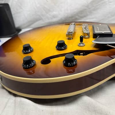 Heritage H-535 h535 Semi-Hollowbody Guitar with Case 2021 - Original Sunburst image 16