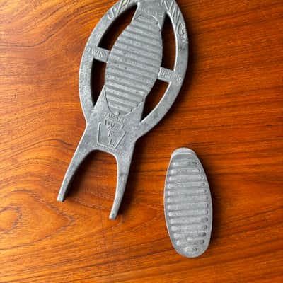 Vintage 1950s WFL Ludwig Speed King Heel Spur Nickel image 3