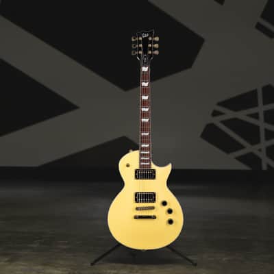 ESP LTD EC-256 6-String Right-Handed Electric Guitar with Mahogany Body and Roasted Jatoba Fingerboard (Vintage Gold Satin) image 5