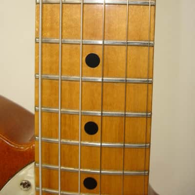 1980's Fender '69 Telecaster Thinline Electric Guitar, Maple Fingerboard, Natural image 10