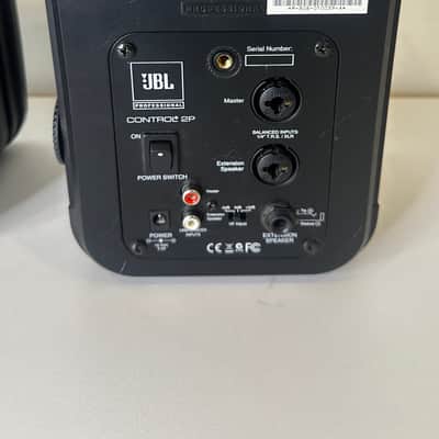 JBL Control 2P Compact 5.25" Powered 2-Way Studio Monitor Speaker (Pair) 2010s - Black image 2