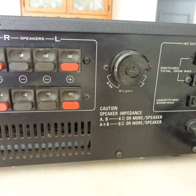 Pioneer SA-708 Silverface Amplifier w Fluoroscan Meters - Super Phono Specs image 9
