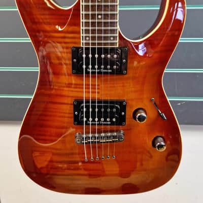 ESP LTD H-401FM Amber Cherry 2008 Electric Guitar image 3