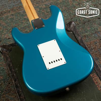 Vintage 1991 Fender Standard Stratocaster *first year Mexico factory* Lake Placid Blue image 9