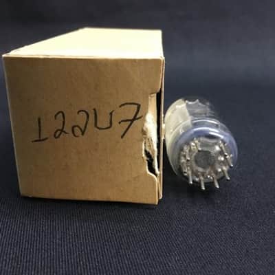 NOS GE 12AU7 JG Long Plates D Getter AUDIO AMP VACUUM TUBE Tested USA A.2056-D image 3