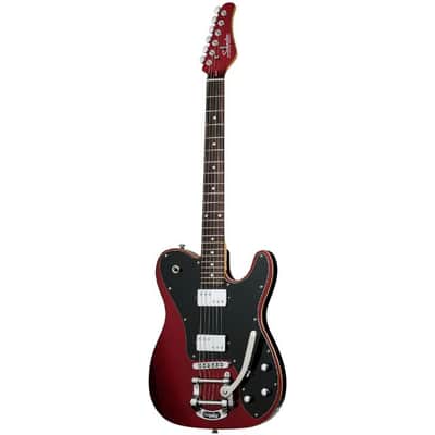 Schecter PT Fastback II B Electric Guitar Metallic Red image 2