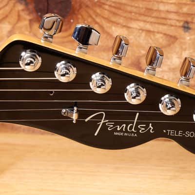 Fender Tele-Sonic + OHSC 1999 - Nice! Crimson Red Transparent 85830 image 11
