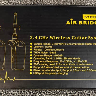 Lekato WS-60 Air Bridge Guitar Wireless System - Pre Owned image 7