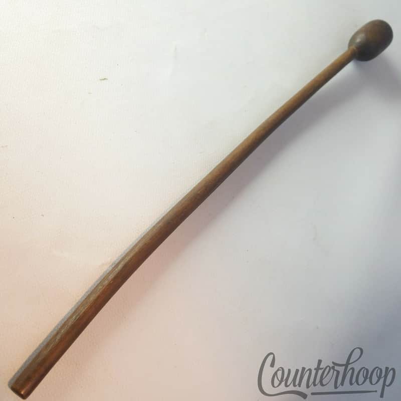 Vintage Mallet Curved Wood Handle/Tip Percussion Stick image 1