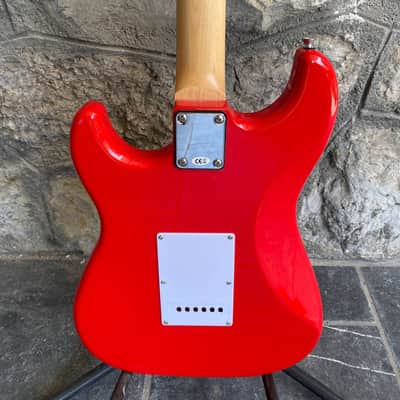 Vision Stratocaster ST5 Electric Guitar Starter Kit - Red - NEW image 13