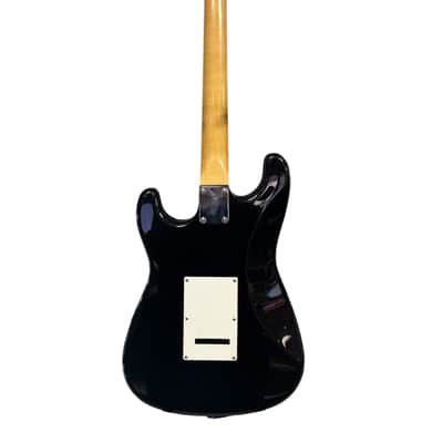 Fender Starcaster Strat 2009 -Metallic Black with Pearl White Pic Guard image 5