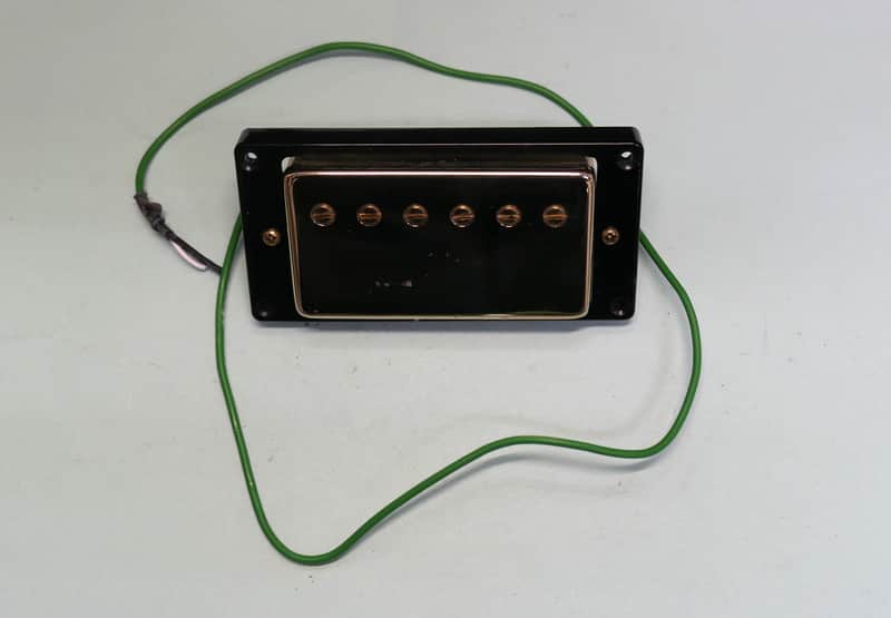 Ibanez SUPER 58 Humbucker Pickup Bridge Gold with Black Ring off George Benson LGB30 image 1