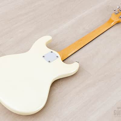 1990s Mosrite Ventures Excellent Model 3/4 Size Body w/ Full Scale Pearl White, Japan Kurokumo image 14