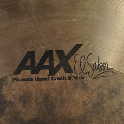 Sabian 18" AAX El Sabor Picante Hand Crash Cymbal - 1610g image 2