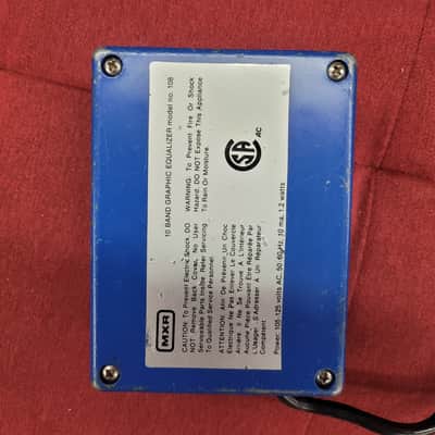 MXR MX-108 Ten Band Graphic Equalizer 1976 - 1984 - Blue image 8