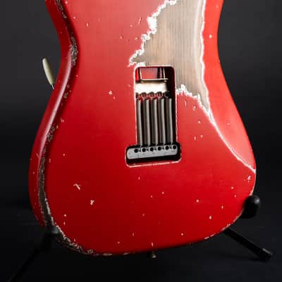Xotic California Classic® XSC-1 Fiesta Red - Heavy Aged #3640 image 7
