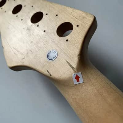 Maple Wood 4 String Jazz Bass Style Neck, Rosewood 20 Frets Fingerboard image 6