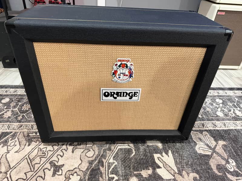 Orange PPC212OB 120-Watt 2x12" Open-Back Guitar Cabinet 2008 - Present - Black image 1