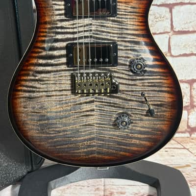 PRS WL-Modell Custom 24 Charcoal Tri-Colour Burst - 10 Top- Stained Neck- Cocobolo FB - 58/15+ TCI 2 pcs Worldwide image 2