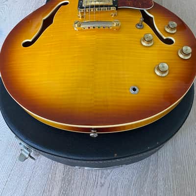 2002 Bacchus BSA-1200SB Sunburst ES-335 Vintage Custom Shop image 3