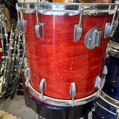 Ludwig 1970s mahogany 14 inch hanging floor Tom image 4