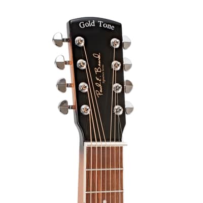 Gold Tone PBS-8 Paul Beard Signature Series Mahogany Top 8-String Squareneck Resonator Guitar w/Hard Case - (B-Stock) image 3