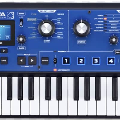 Novation MiniNova 37-Key 18-Voice Synthesizer 2012 - Present - Blue