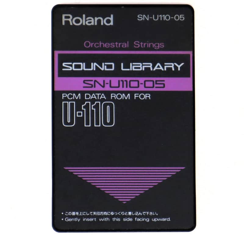 Roland SN-U110-05 Orchestral Strings Sound Library Rom Card For U-110 U-220 image 1