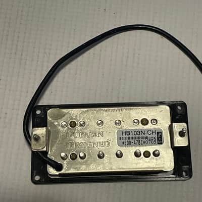 2000's Seymour Duncan Designed HB103N Neck Humbucker Guitar Pickup w/ Ring 7.84k image 3