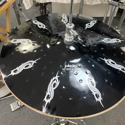 Paiste Joey Jordison signature  set of cymbals 5 total 2015 black image 2