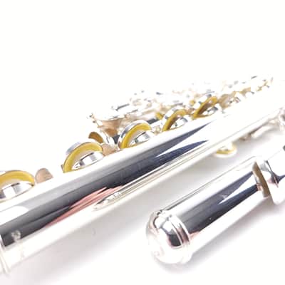 Refurbished++ Di Zhao 701 E Silver Pre-Pro Step Up Flute B Foot Open Hole image 9