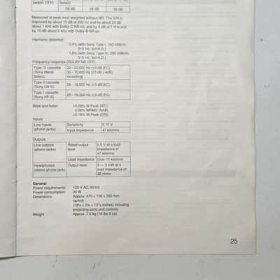 Sony TC-WR99ES 1992 - Black with wood trim image 20