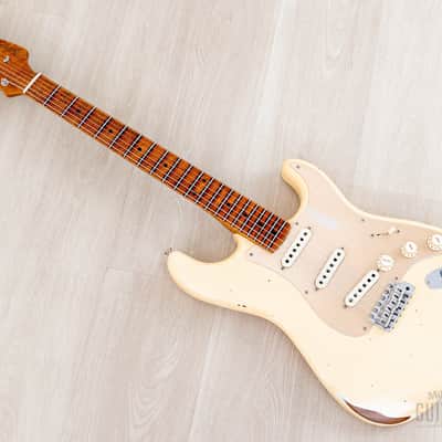 2020 Fender Custom Shop NAMM ‘17 Limited Edition 1956 Stratocaster Roasted Relic White w/ Case, CoA image 10