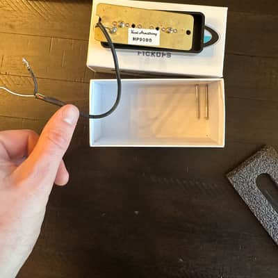 Kent Armstrong HP90BB and HP90HB P90 Pickup Set - Black image 7