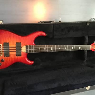 Alembic Elan 5 1991 - Cherry Burst-Wider Comfort Neck image 1