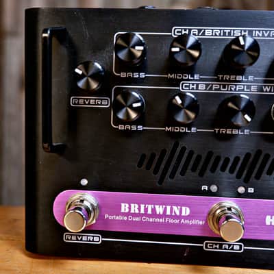Hotone NLF-1 Nano Legacy BritWind Dual Channel Floor Amplifier 2010s - Black/Purple image 2