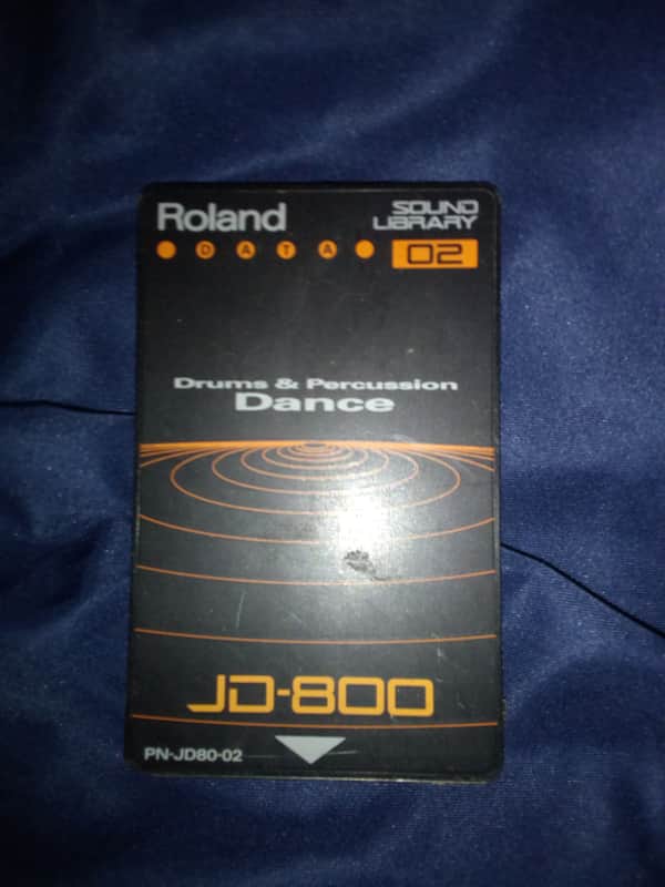 Roland JD-800 Drums & Percussion Dance Card image 1