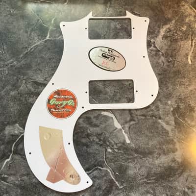 White Pearloid 4 Ply Alternate Knob Placement Pickguard for Paul Reed Smith PRS S2 Standard 22 image 6