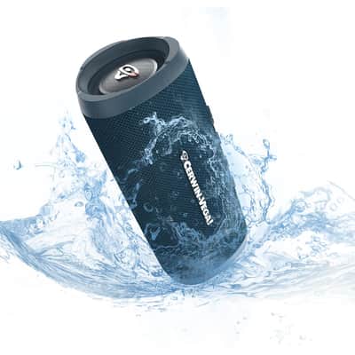 CERWIN-VEGA! Vega Mini Bluetooth Speaker, VMBLU Powerful Bass,Portable Speakers,Water Resistant Bluetooth Speaker, Wireless Speakers for Travel, Home, and Outdoor Use – Blue image 7
