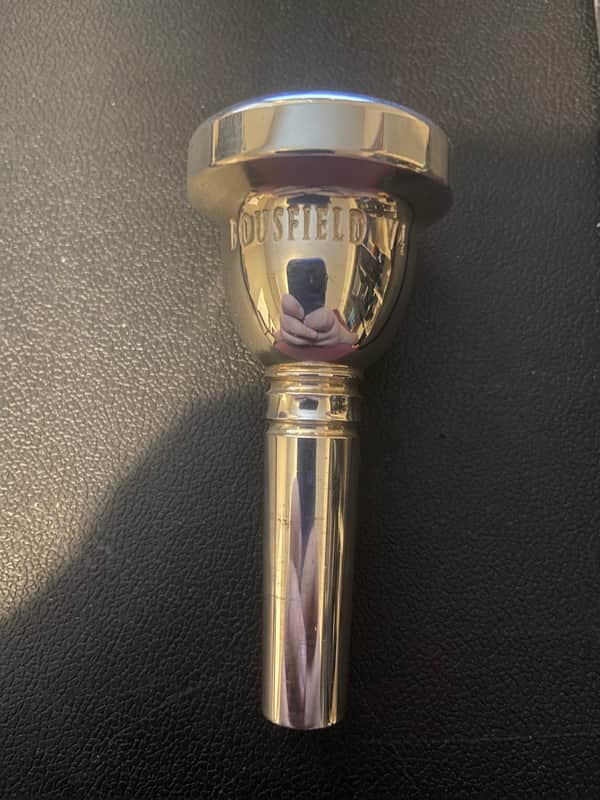 Giego Bousfield V4 Tenor Trombone Mouthpiece - Silver image 1