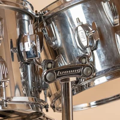 1970s Ludwig 'Big Beat' in Stainless Steel - 14x22, 16x16, 9x13, 8x12 image 7